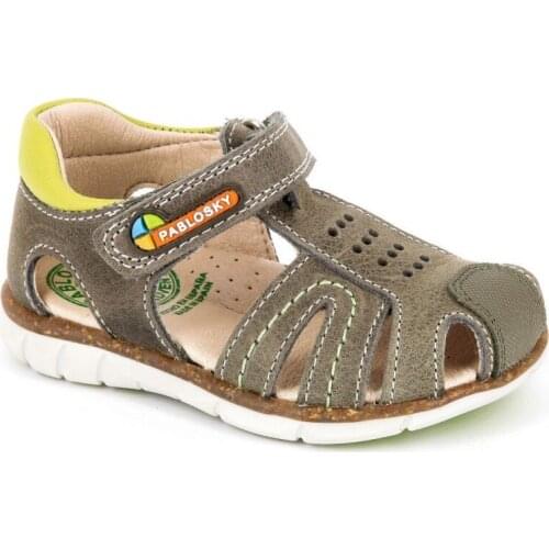 Pablosky eco adventure leather sandals for boys
