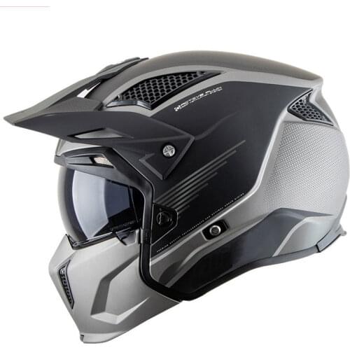 Authentic Profession safety helmet Motorcross off-road motorcycle helmet men personality full face locomotive pull four highway