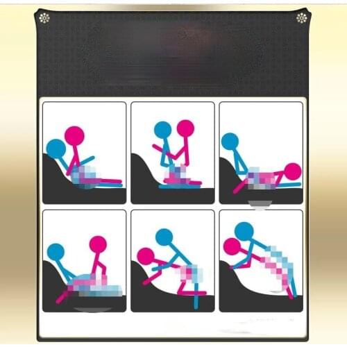Adult Furniture Portable Sex Posture SM Fun Inflatable Sofa Light Luxury S-type Push Oil Massage Chair Couple Adult Sex Toys