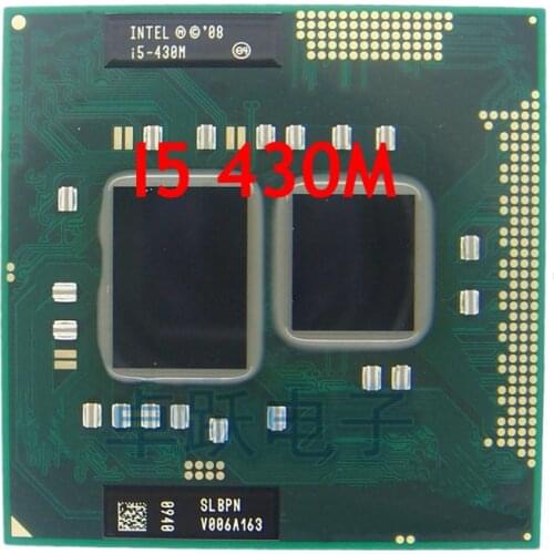 Intel Core I5 430m cpu 3M/2.26GHz/2533 MHz/Dual-Core Laptop processor I5-430M Compatible PM55 HM57 HM55 QM57