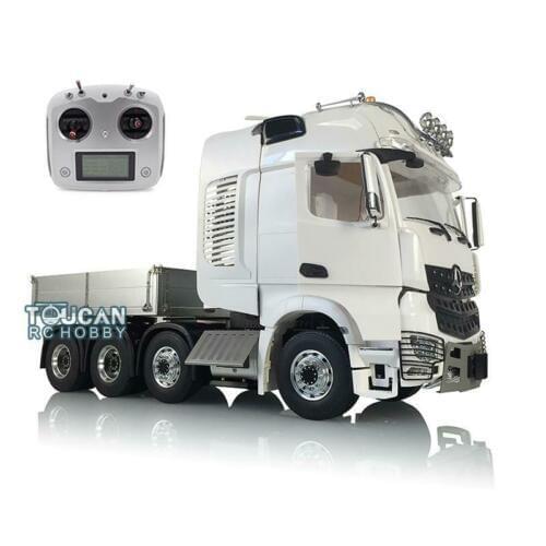 RC 1/14 LESU Metal Chassis Light Truck Hopper 3363 Radio Sound Hercul Cabin THZH0775-SMT5