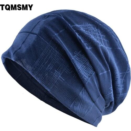 TQMSMY Solid Color Skullies Beanies Spring Soft Casual Turban Hat Womens Fashion Hip Hop Beanie Scarf Men Breathable Bonnet E48