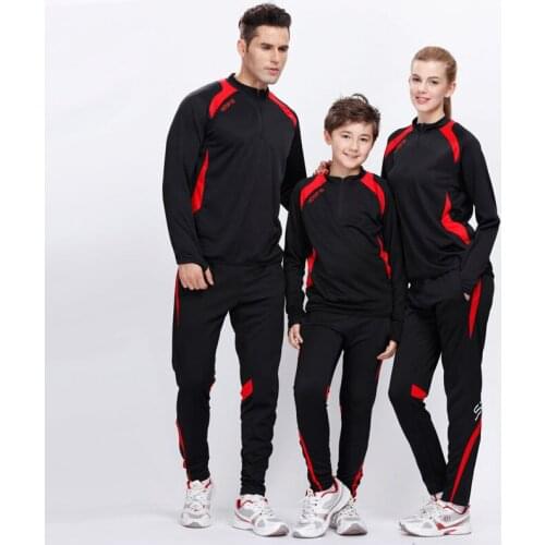 Boy Girl Autumn Running Family Look Matching Outfits Children Kid Basketball Football Sets Sport Suit Tracksuit Jersey Kit 10