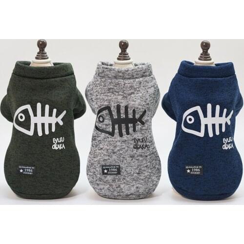 Warm Fleece Pet Clothes Cute Fruit Print Coat Small Medium Dog Cat Shirt Jacket Teddy French Bulldog Chihuahua Winter Outfit