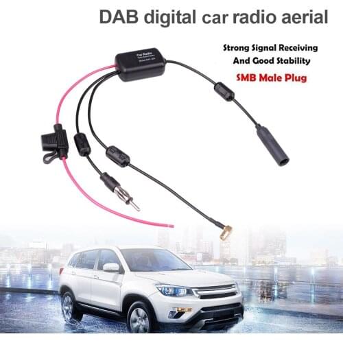 12V Car Radio Antenna FM amplifier Car Aerials FM AM Radio Signal Amp Amplifier FM Booster 80-108MHZ For Marine Boat Auto Tool