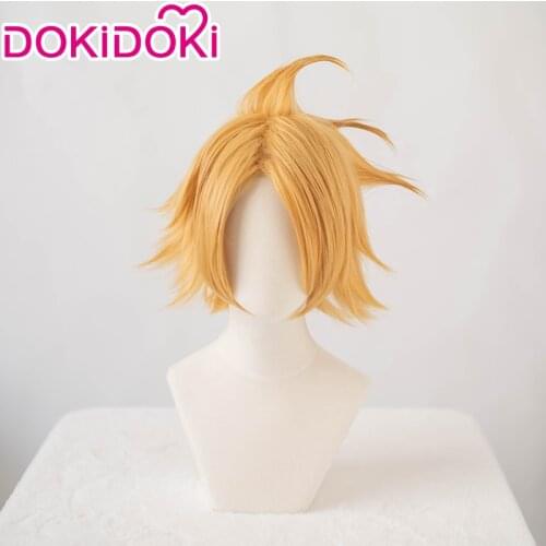DokiDoki Anime Cosplay Wig My Hero Academia Cosplay Wig Kaminari Denki Wig Kaminari Denki Hair Boku No Hero Academia