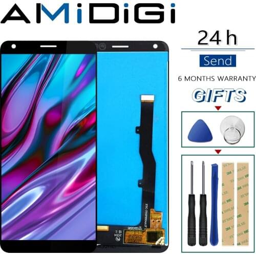 For ZTE Blade A530 LCD Display Touch Screen with frame Digitizer Assembly Repair Patrs For ZTE Blade A606 Screen LCD Display