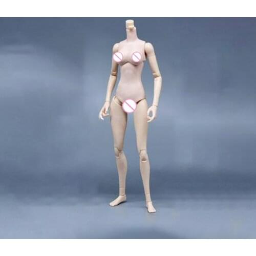 1/6 Scale 3 skin color mannequins S02 Female Rubberized Sit Slim Girl Body Action Figure Body 12' Body Figure Accessories model