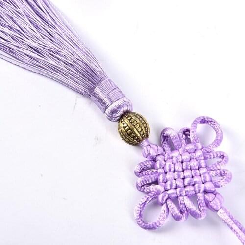 2pc Chinese Knot Jubilant Tassel Home Decoration Pendant DIY Craft Tassel Fringe