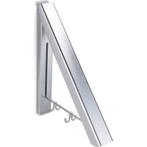 Promotion! Wall Mounted Clothes Airer Washing Line Coat Shirt Dryer Folding/Pull out Wall Hanger Space Saving Clothes Cupboard S