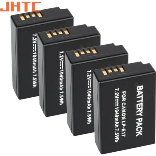 LP E17 LPE17 LP-E17 Battery 1040mAh for Canon EOS 200D M3 M6 750D 760D T6i T6s 800D 8000D Kiss X8i Camera Batteries