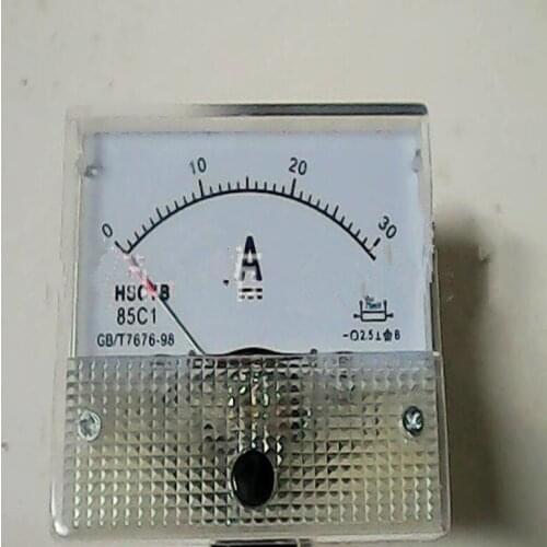 Analog Current Panel Meter DC 30A AMP Ammeter