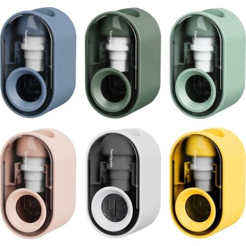 Wall Mount Automatic Toothpaste Dispenser Bathroom Accessories Toothpaste Squeezer Portable Perforation-free Tools For Household