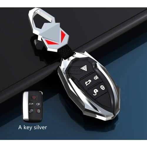 Car Metal Key Case Cover Chain For Land Rover Range Rover Discovery 5 Sport For JAGUAR XE XF XJ F PACE 2016 2017 2018 2019
