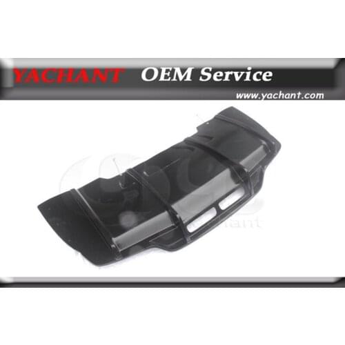 Car-Styling Carbon Fiber / Fiber Glass FRP Rear Bumper Underboard Fit For 2015-2016 MB W205 C63 PSM Style Rear Diffuser