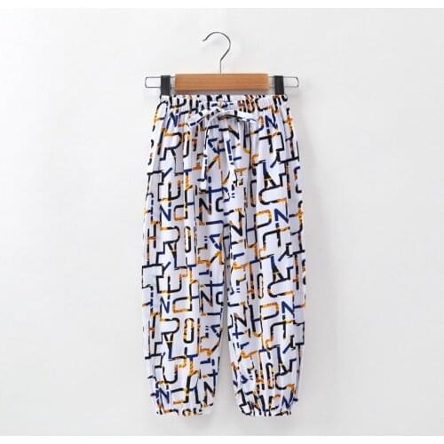 PatPat 2020 New Summer and Autumn Girls' random printed mosquito pants Kids Girl Baby Girl Clothes