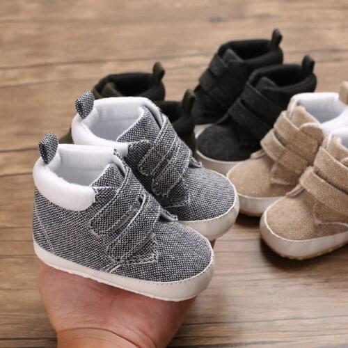 Baby Shoes Boy Newborn Infant Toddler Casual Comfor Cotton Sole Anti-slip First Walkers Crawl Crib Moccasins Shoes 0-18months