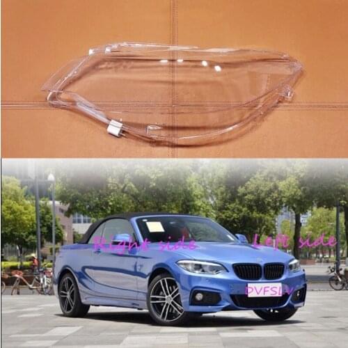 For BMW 2 series Coupe F22 2014 - 2020 Car Headlight cover Headlamp Lens Auto Shell Cover