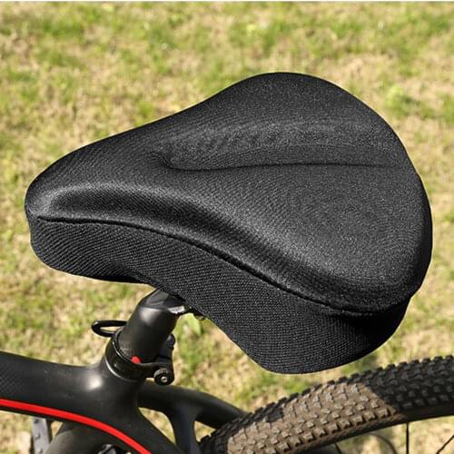 Bicycle Seat Breathable Bicycle Saddle Seat Soft Thickened Bike Seat Cushion Cover Comfortable Bike Pad Cover Bike Accessory