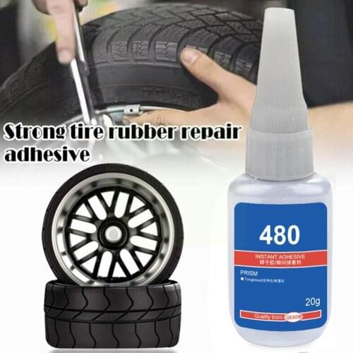 20ml car and motorcycle strong tire repair glue, tire glue, inner tool repair glue, car repair puncture sealant tube Z5H3