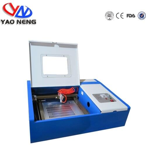 Mini Laser Engraving Machine 40W 50W CO2 3020 Laser Cutting Machine with Exhaust Fan USB Port Diy Laser Cutter Arcylic