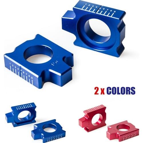 NICECNC Rear Axle Block Chain Adjuster For Yamaha YZ125 YZ250 02-19 YZ250F YZ450F 03-08 YZ125X YZ250X YZ250FX YZ450FX 2017 2018