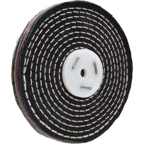 6 Inch Cotton Polishing Buffing Wheel Multi-purpose Metal Polishing Buffing Wheel Mop Conical Mushroom Wheel Buffer Disc Tool