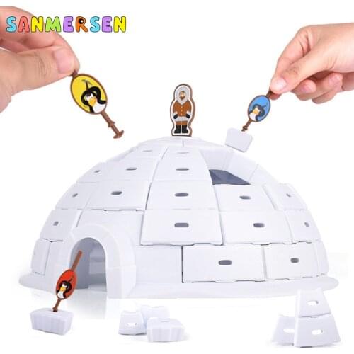 NEW Funny Kids Toys Penguin Igloo Demolition Novelty Board Games Toys for Children Family Party Interactive Game Plastic Toys