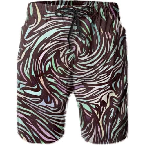 Swimwear Swim Shorts Trunks Abstract Stained Glass Beach Board Shorts Swimming Swimsuits Mens Running Sports Surffing shorts