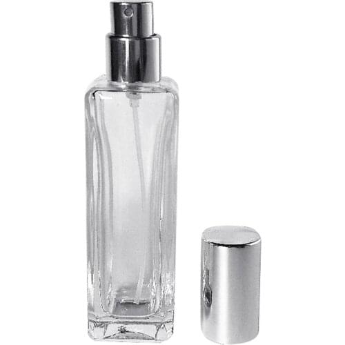 30ml Mini Portable Rectangle Refillable Travel Perfume Atomizer Empty Spray Bottle Cosmetic Containers