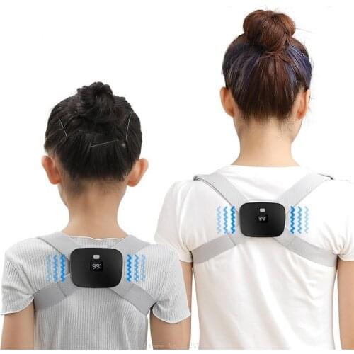 Adjustable Smart Humpback Correction Belt LCD Digital Counting Corrector Ultra-thin Breathable Comfortable