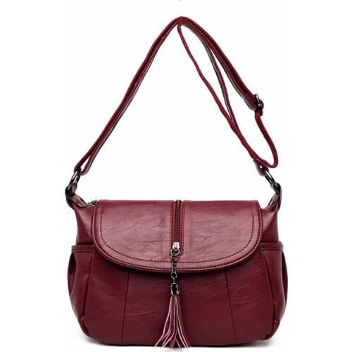 Luxury Handbags Women Bags Designer 2019 Female Soft Leather Shoulder Bag Vintage Bolsa Feminina Ladies Messenger Bags Women new