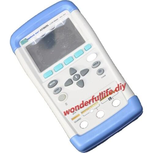 Handheld AT825 Digital LCR Meter Tester 100Hz, 120Hz, 1kHz, 10kHz