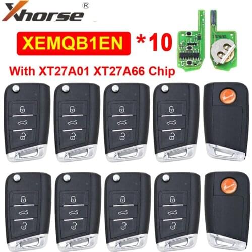 Xhorse Key XEMQB1EN MQB Type VVDI Super Remote with XT27A01 XT27A66 Chip for VVDI2 / VVDI MINI Tool / Max Car Key programmer