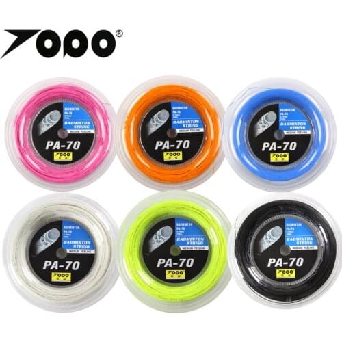 Top quality PA70 reel 200m badminton String