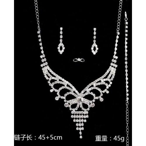 Jewelry & Accessories,Fashion Jewelry Sets. Bridal jewelry, Wedding jewelry, Zircon necklace earrings set