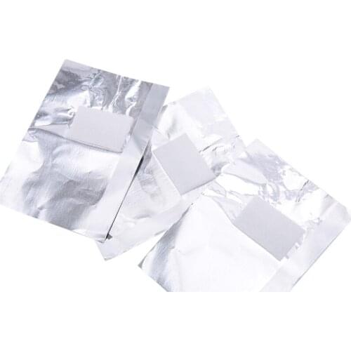 100Pcs/pack Aluminium Foil Nail Art Soak Off Acrylic Gel Nail Polish Nail Wraps Remover Cleanser Makeup Tools