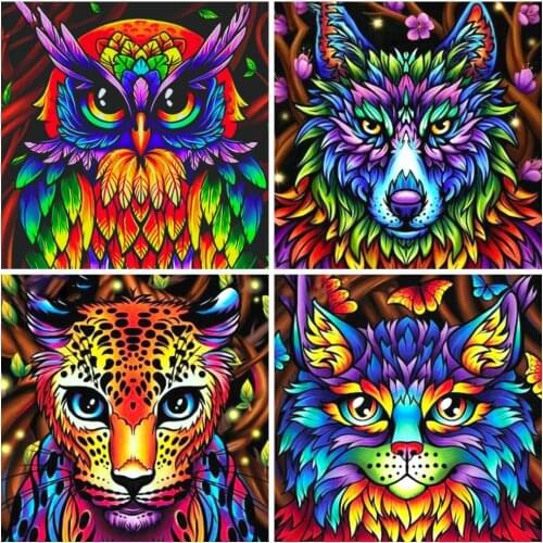 5D Square/Round Drill Full Diamond Painting Animal Diamond Art Full Drill New Arrival Cross Stitch Sale Home Decoration