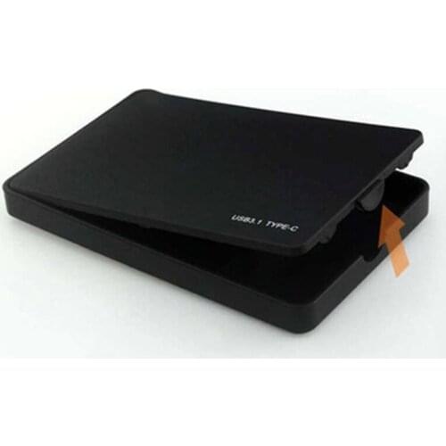 85DD Hard Drive Enclosure for 2.5" SATA SSD HDD USB C 3.0 High-Speed External Hard Drive Case for Computer Desk Laptop