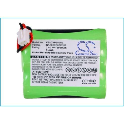 Cameron Sino 1500mAh Battery NA2000D02C101 for Dual DVD-P350