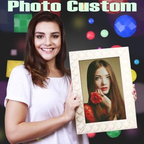 Diamond Painting Photo Custom Diamond Embroidery Full Square/Round Crystal Cross Stitch Kits Mosaic Home Decor Birthday Gift