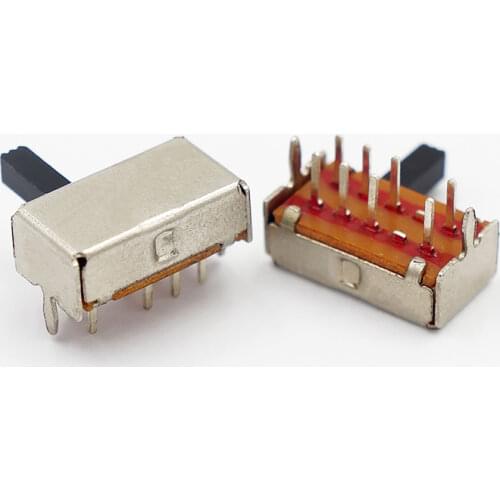 Free shipping 10PCS SK23D07 Toggle Switch 2P3T 8pins slide switches SK-23D07 23D07 ROHS