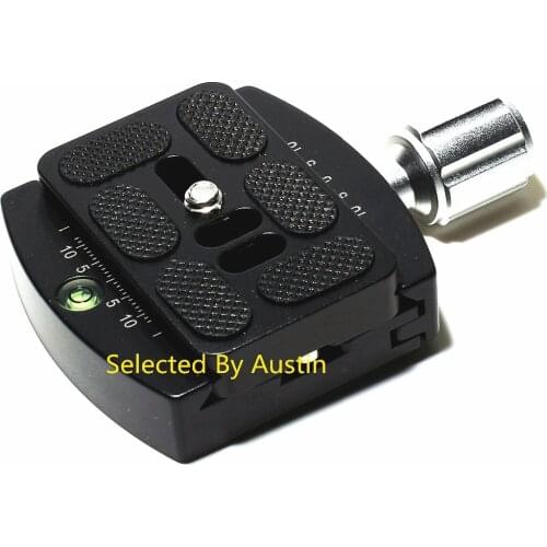 Quick Release Clamp Adapter W PU60 QR Plate M6 Screw For RRS Benro Sunwayfoto Arca Swiss Ball Head Tripod Monopod