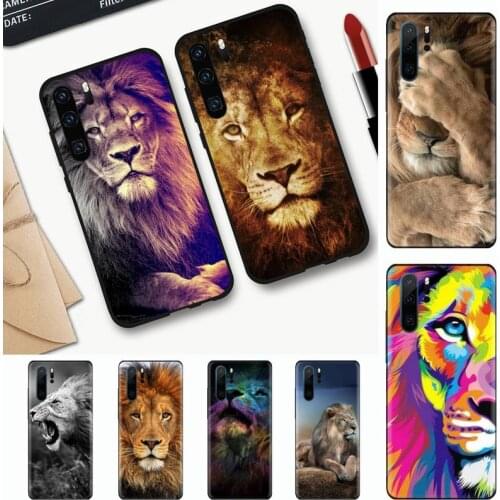 Lion Alpha Male Phone Case black For Huawei honor Mate mate P 10 9X 10i 20 30 40 y7 lite pro p smart 2019