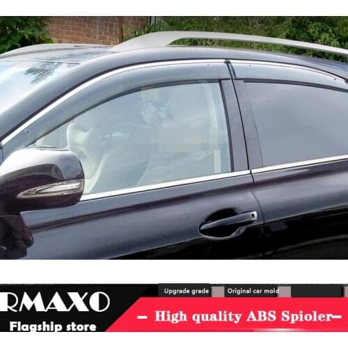 For LEXUS RX270 RX350 RX450H Plastic Window Visor Vent Shades Sun Rain Deflector Guard For RX270 4pc/set