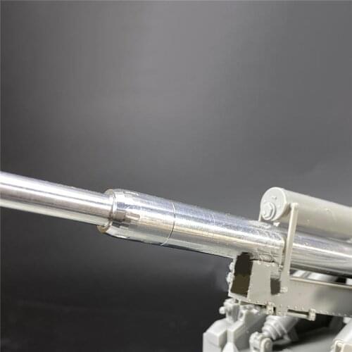 For 1/35 Scale German FLAK 40 with 84545 Model Parts High Quality 128mm Metal Barrel Air Defense Model Car Gun Barrel
