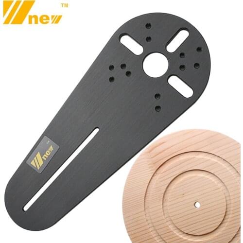 Wood Router Milling Circle Groove Circle Cutting Jig for Bosch Makita Electric Hand Trimmer Woodworking Milling Circle Groove