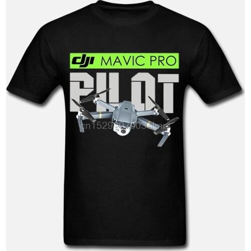 Dji Mavic Pilot T-shirt Mens Round Neck Short Sleeves Cotton Tee Shirt Cool T Shirts Fashion Tops Clothing(2)