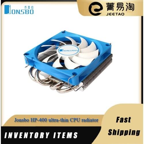 Jonsbo HP-400 ultra-thin CPU radiator 36mm 4PIN cooling fan PWM temperature control heat pipe radiator all-in-one PC radiator