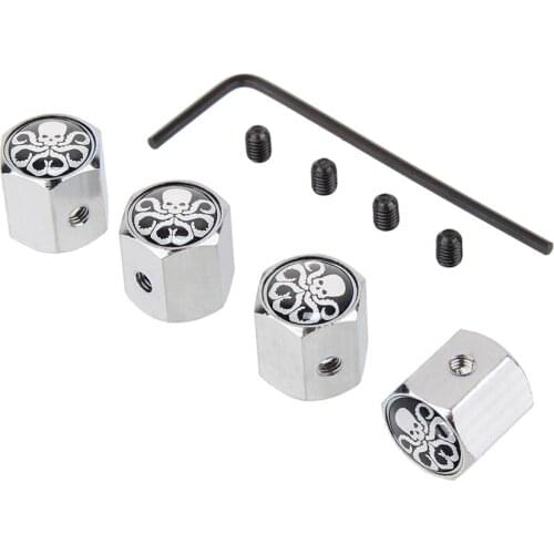 Car Wheel Part Accessories Tire Valve Caps Dust Cover for Octopus Logo for Opel insignia Peugeot Subaru Citroen Audi Q5 Ford BMW